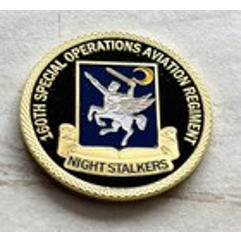 US ARMY 160th SPECIAL OPS AVIATION REGIMENT "NIGHT STALKERS" Challenge Coin