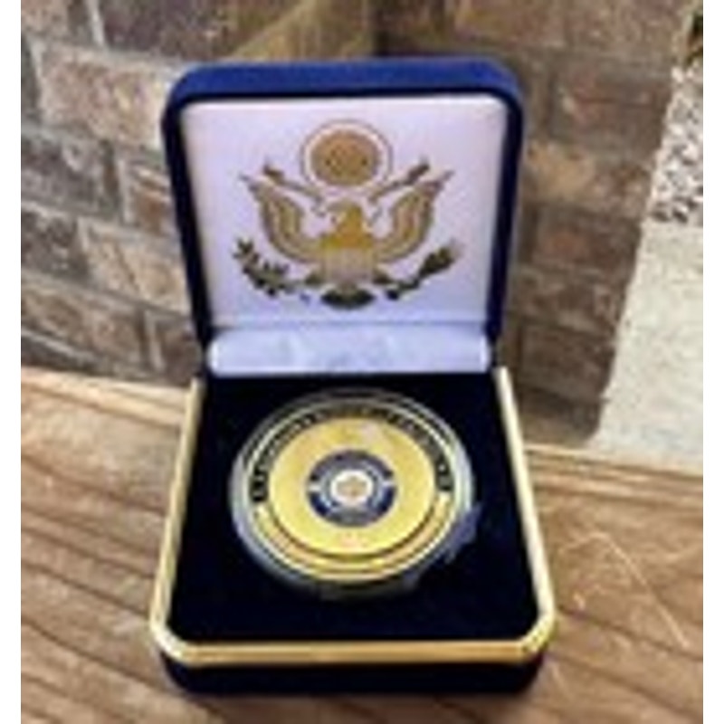 Department of Energy (DOE) Challenge Coin With Blue Velvet Case. Fast Shipping!