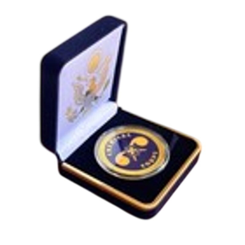 Department of Energy (DOE) Challenge Coin With Blue Velvet Case. Fast Shipping!