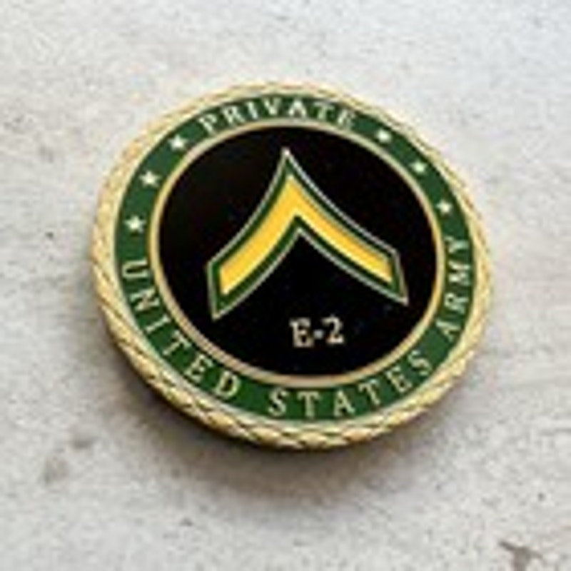 U.S. Army Sergeant E-5 Rank Challenge Coin. New! Fast Shipping! Perfect Gift!