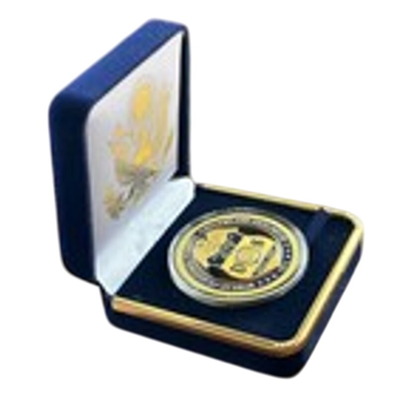 Department of Energy (DOE) Challenge Coin With Blue Velvet Case. Fast Shipping!