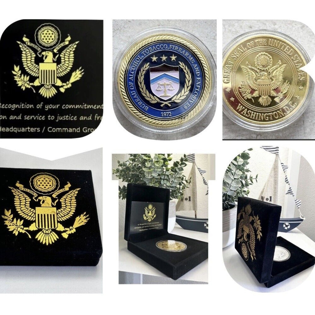 DEPT OF ALCOHOL, TOBACCO, FIREARMS & EXPLOSIVES (ATF) Challenge Coin USA