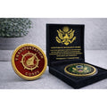 ARMY TRANSPORTATION CORPS 1.5” CHALLENGE COIN w/ Retirement Award