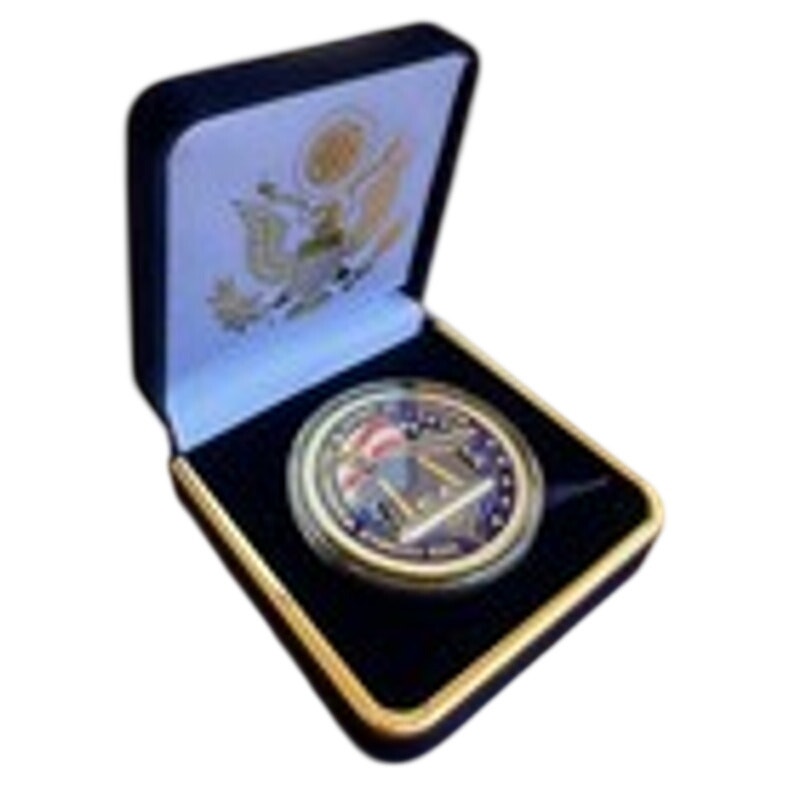 Department of Energy (DOE) Challenge Coin With Blue Velvet Case. Fast Shipping!