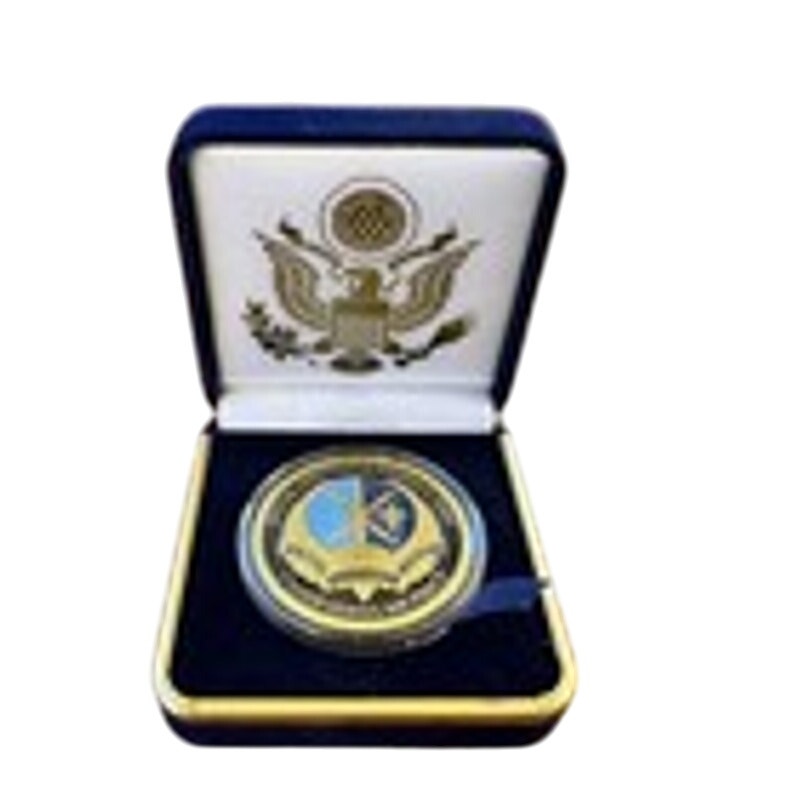 Department of Energy (DOE) Challenge Coin With Blue Velvet Case. Fast Shipping!