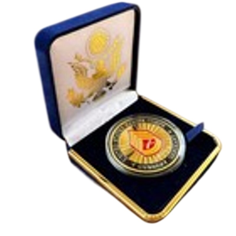 Department of Energy (DOE) Challenge Coin With Blue Velvet Case. Fast Shipping!