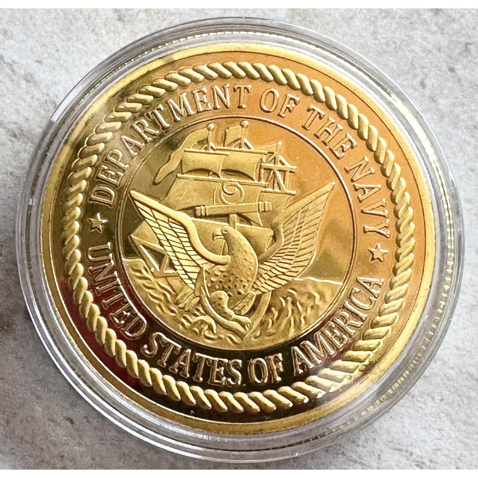 US NAVY SEAL TEAM ONE Challenge Coin USN
