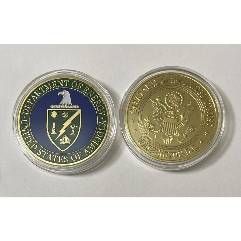 DOE US Dept of ENERGY USA Challenge Coin