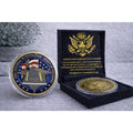 US NAVY USS GEORGE WASHINGTON CVN-73 Challenge Coin w/ Retirement Award