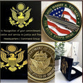 US NAVY USS HARRY S. TRUMAN CVN-75 Challenge Coin USA