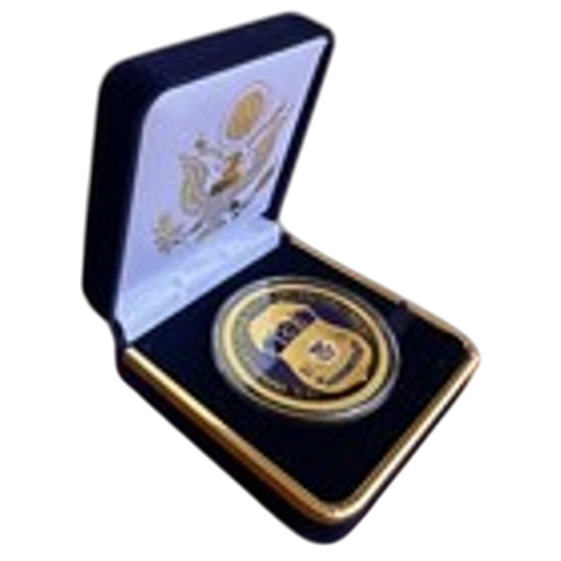 Department of Energy (DOE) Challenge Coin With Blue Velvet Case. Fast Shipping!