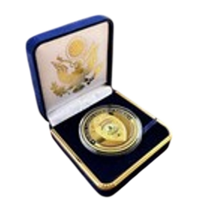 Department of Energy (DOE) Challenge Coin With Blue Velvet Case. Fast Shipping!
