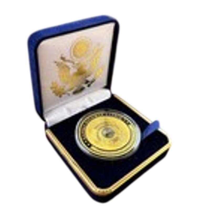 Department of Energy (DOE) Challenge Coin With Blue Velvet Case. Fast Shipping!