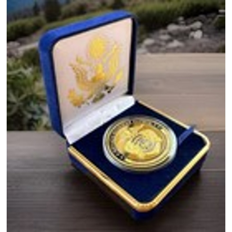 Department of Energy (DOE) Challenge Coin With Blue Velvet Case. Fast Shipping!