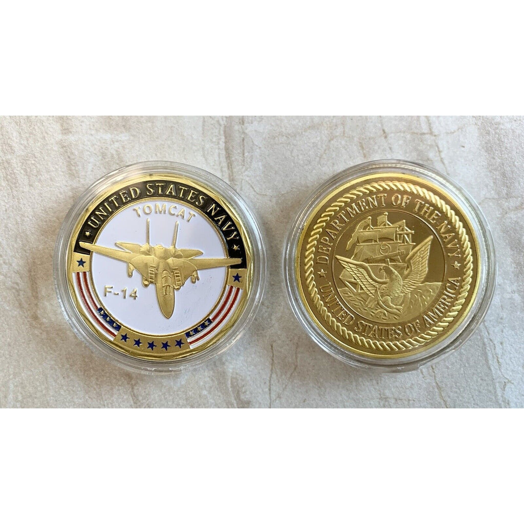 F-14 Tomcat Challenge Coin United States Navy USN