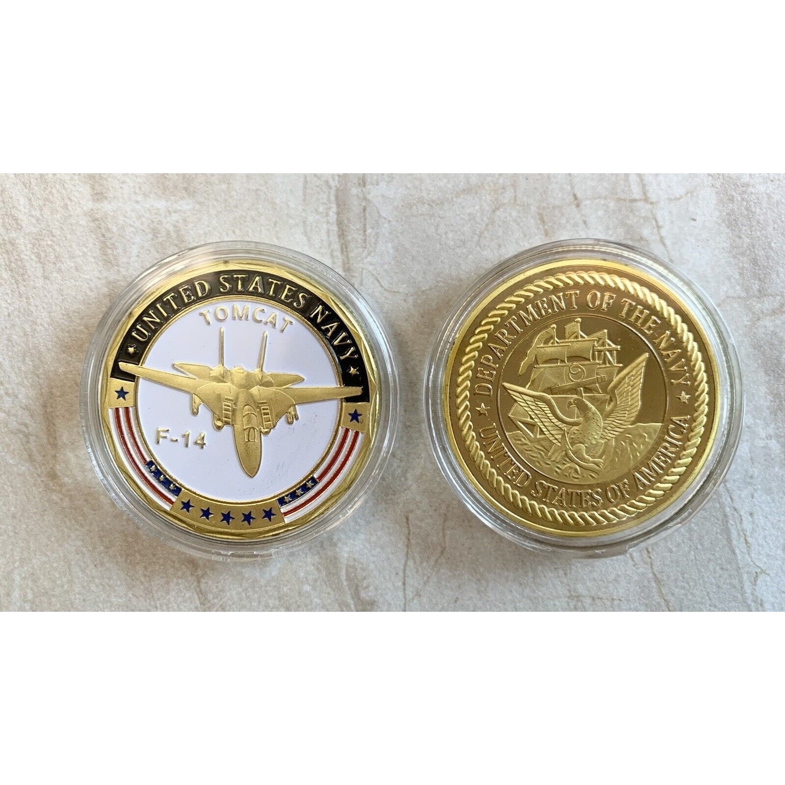 F-14 Tomcat Challenge Coin United States Navy USN