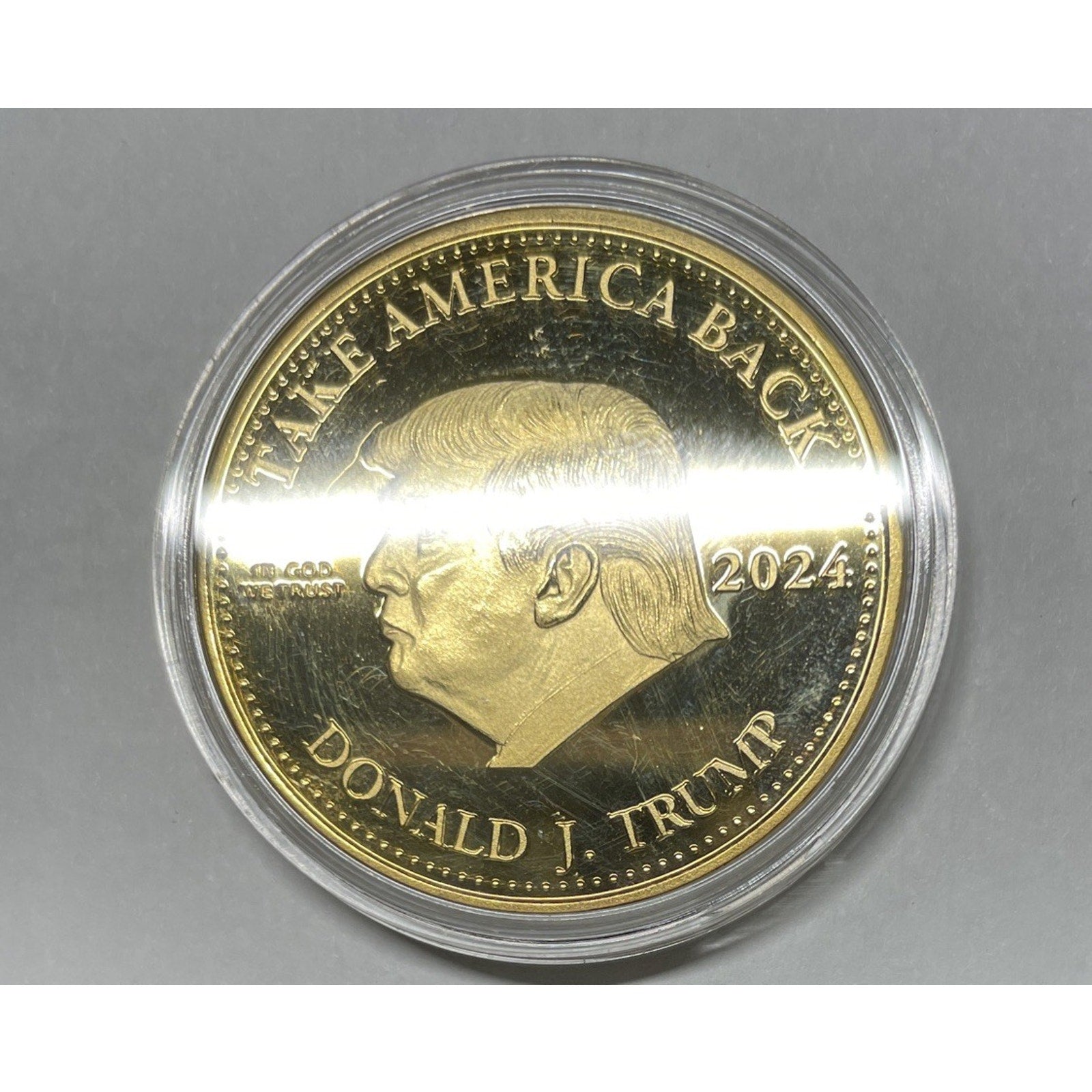 24k Gold Coin Donald Trump