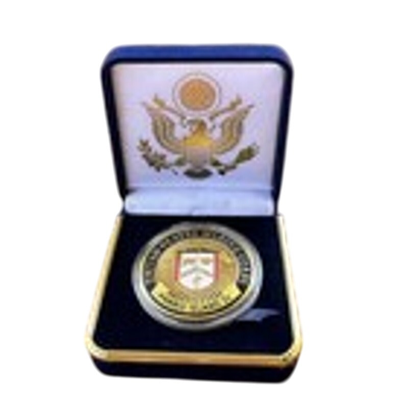 Department of Energy (DOE) Challenge Coin With Blue Velvet Case. Fast Shipping!