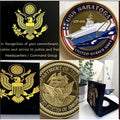 US NAVY - USS SARATOGA - CV-60 - Challenge Coin USA