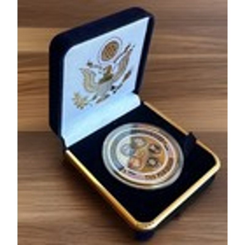Department of Energy (DOE) Challenge Coin With Blue Velvet Case. Fast Shipping!