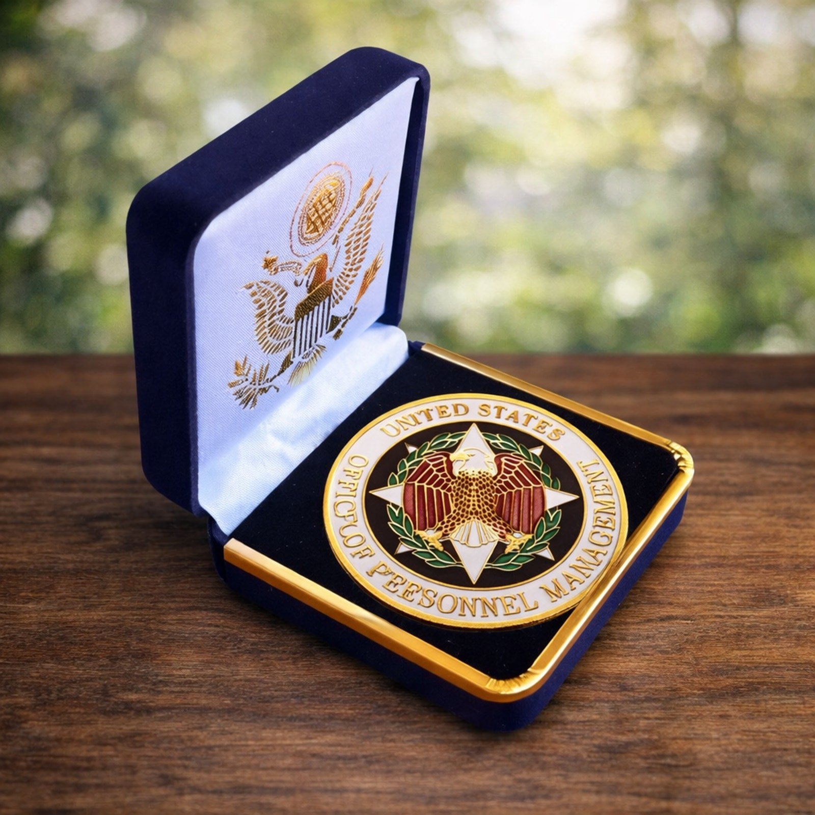 United States Office of Personnel Management challenge coin ·FAST with case