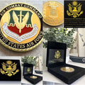 U S AIR FORCE AIR COMBAT COMMAND Challenge Coin With Retirement Award