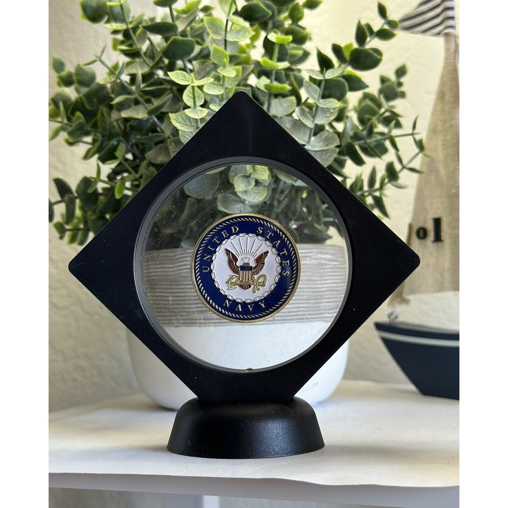 NAVAL BASE CORONADO (NBC) NORTH ISLAND CA CHALLENGE COIN With 3D Display Case
