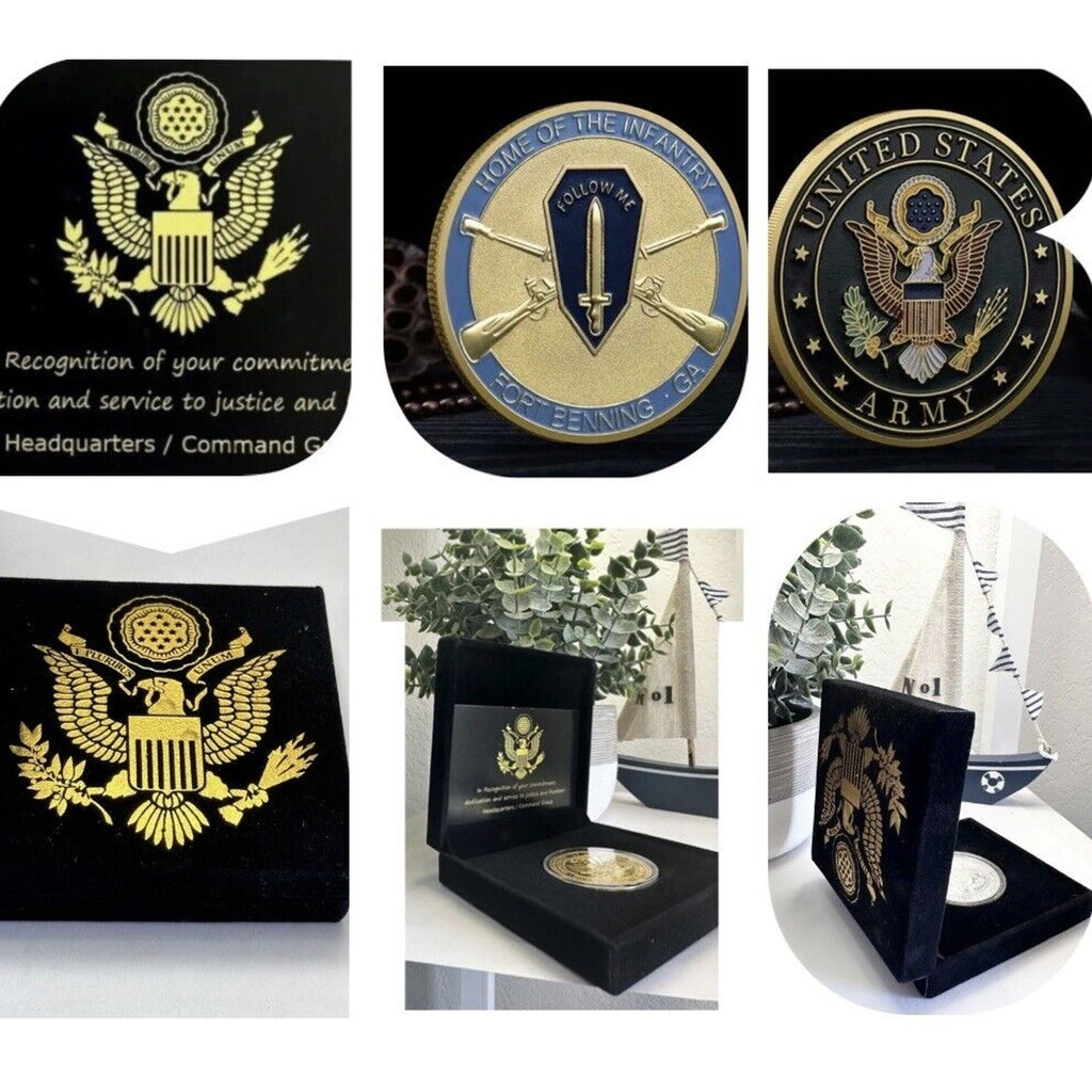 CHALLENGE COIN US ARMY 29TH INFANTRY REGIMENT FT USA -amy