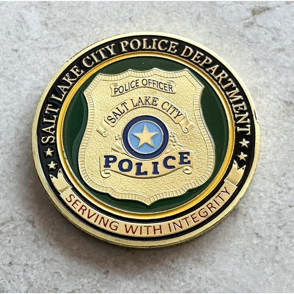 Salt Lake City Police Dept Challenge Coin