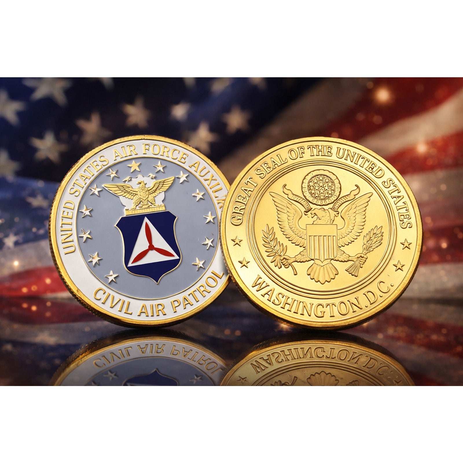 US AIR FORCE AUXILIARY CIVIL AIR PATROL Challenge Coin ·FAST SHIPPING· ·NEW·
