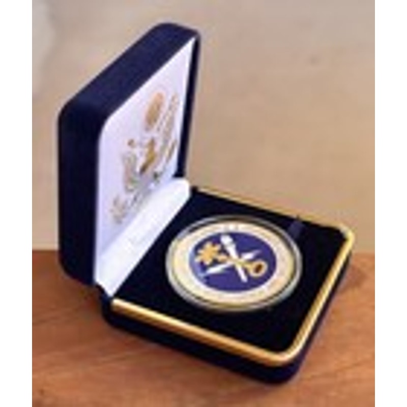 Department of Energy (DOE) Challenge Coin With Blue Velvet Case. Fast Shipping!