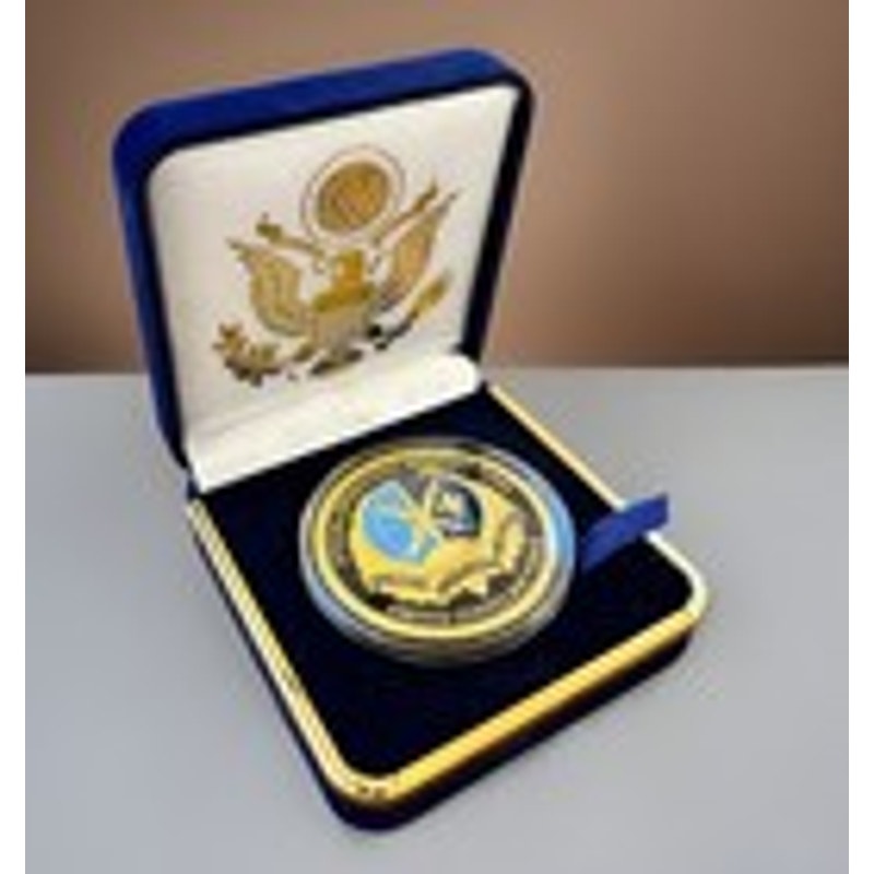 Department of Energy (DOE) Challenge Coin With Blue Velvet Case. Fast Shipping!