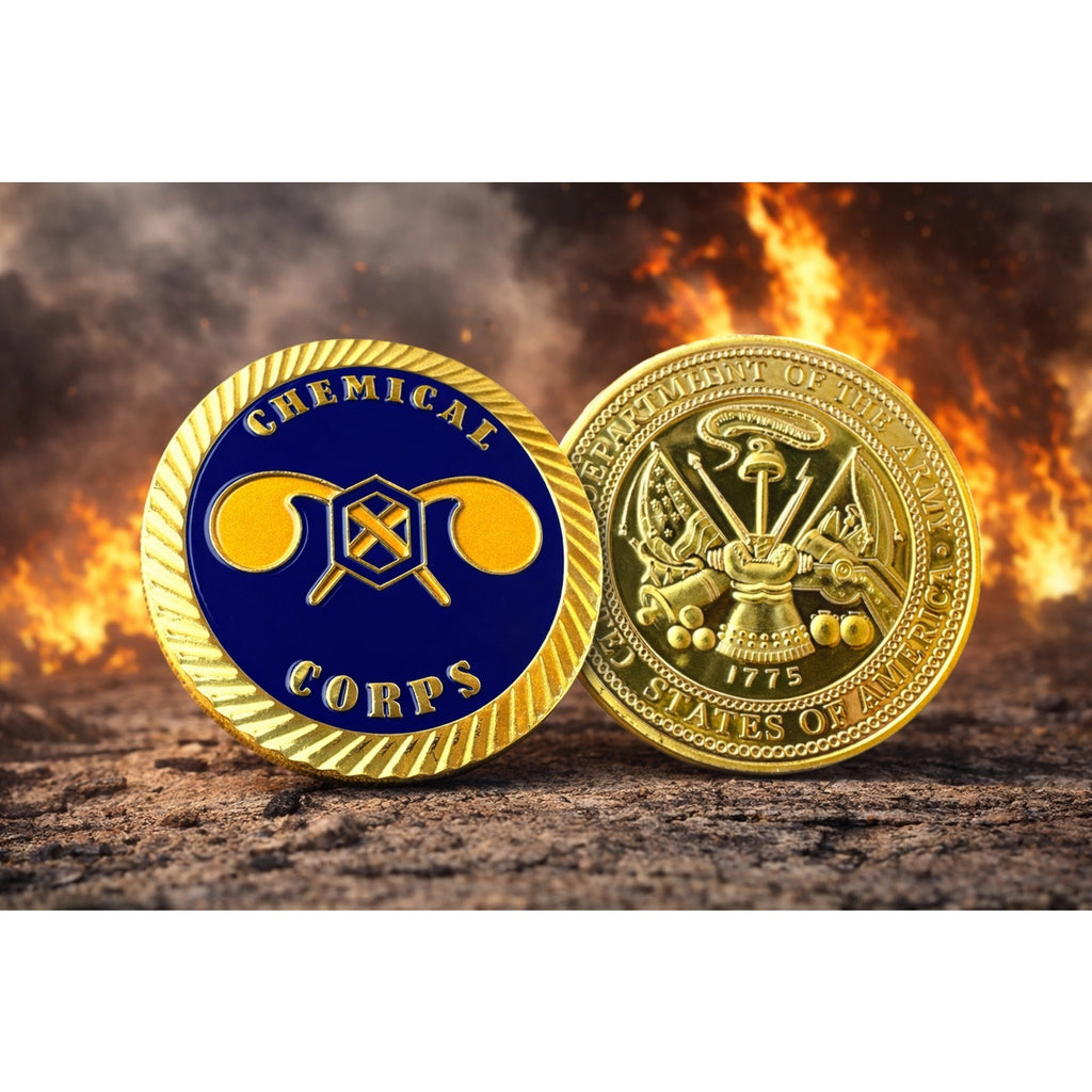 US ARMY CHEMICAL CORPS Challenge Coin. Fast Shipping! ·FAST SHIPPING· ·NEW·