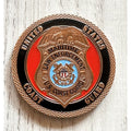 US COAST GUARD MARITIME LAW ENFORCEMENT Challenge Coin (COPPER) USA