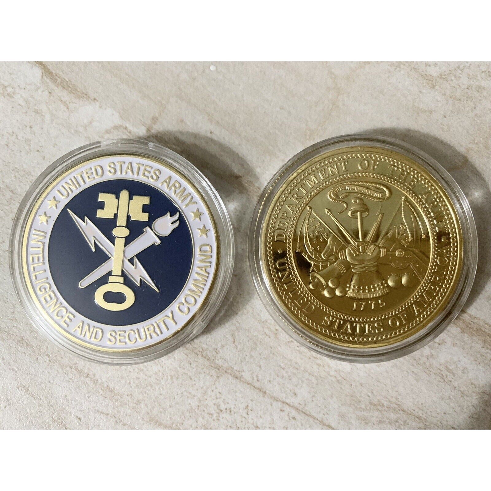 US ARMY INTELLIGENCE AND SECURITY COMMAND Challenge Coin USA ẢMY