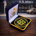 U.S. Army 4th Infantry Division Challenge Coin ·FAST SHIPPING· ·NEW· with case
