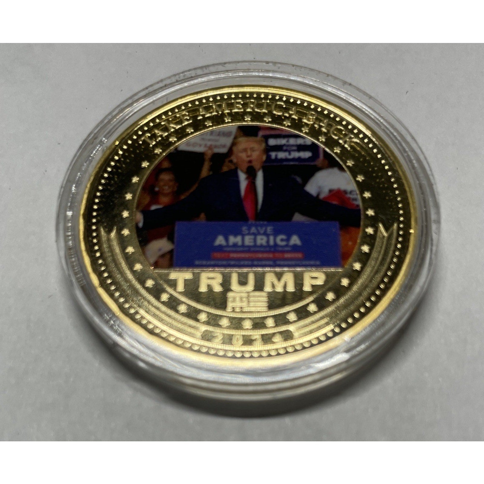 24k Gold Coin Donald Trump