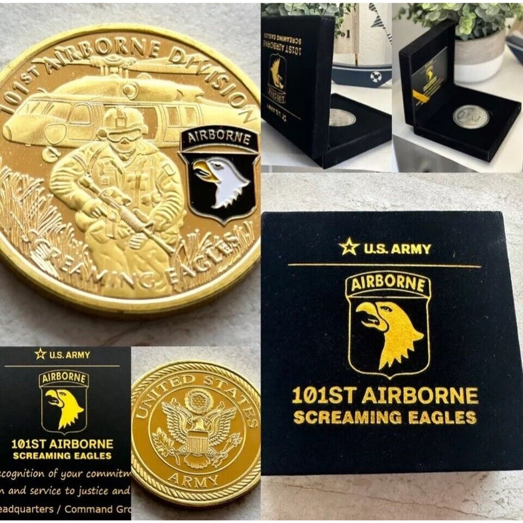 Challenge coin US ARMY 101th Airborne Division Screaming Eagles Challenge Coin