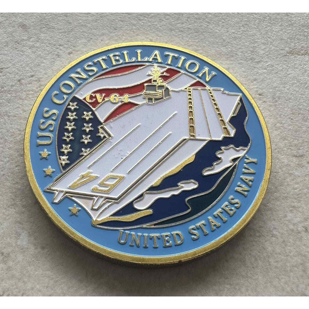 US NAVY USS CONSTELLATION CV-64 Challenge Coin