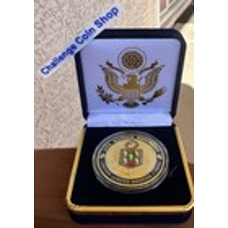 Department of Energy (DOE) Challenge Coin With Blue Velvet Case. Fast Shipping!