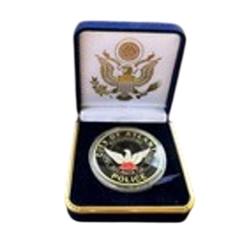 Department of Energy (DOE) Challenge Coin With Blue Velvet Case. Fast Shipping!