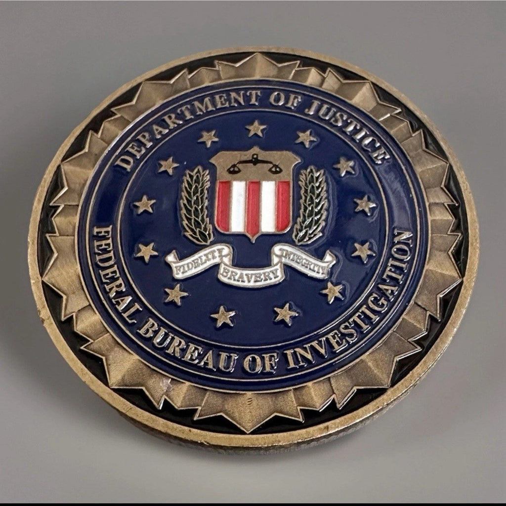 FBI Challenge Coin United States DOJ