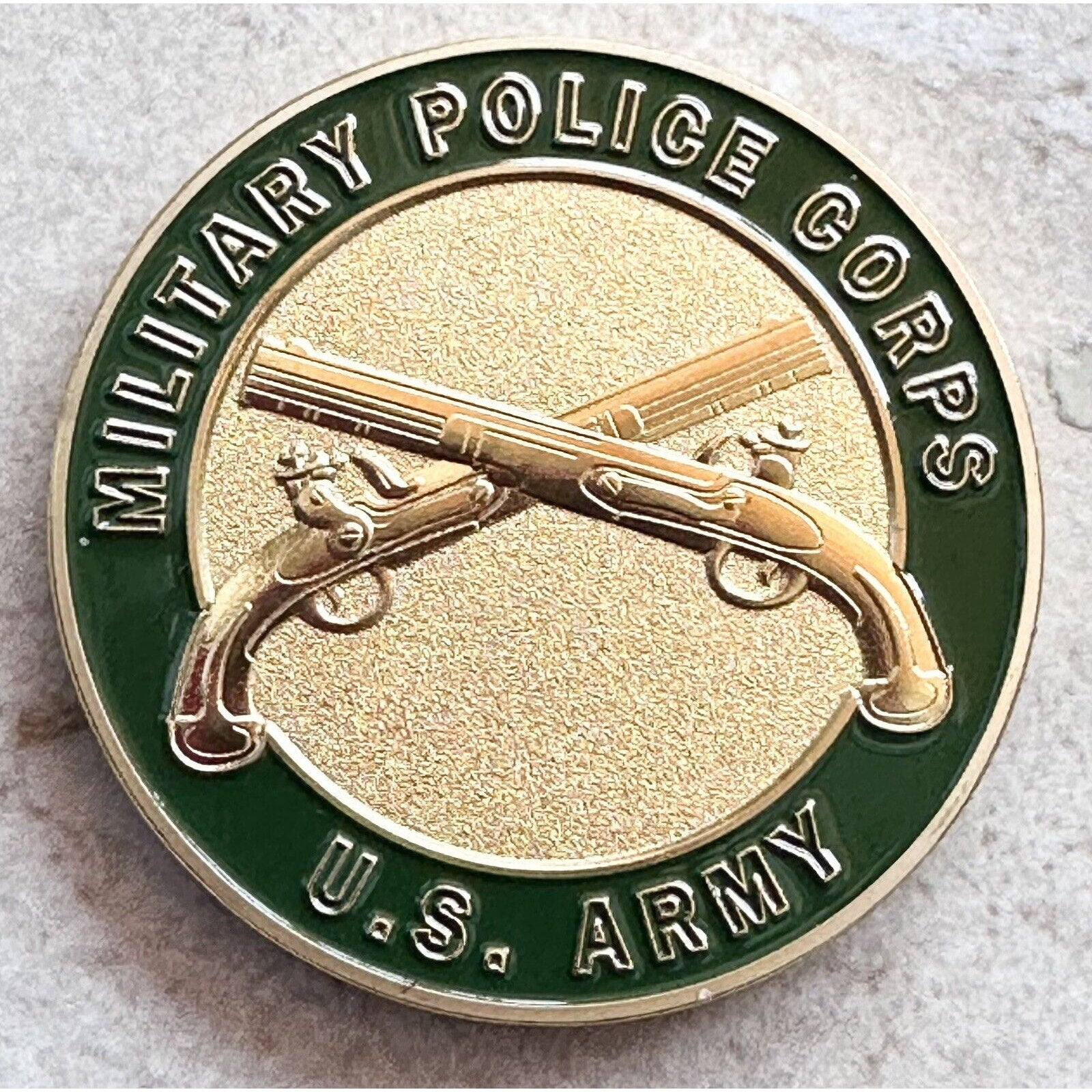 MILITARY POLICE Officer -Army withCredential coin holder wallet