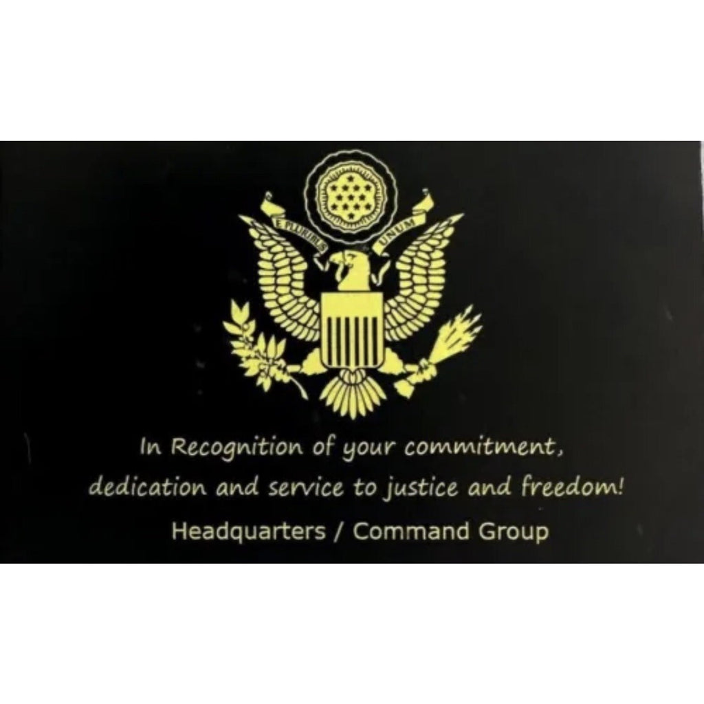 LAPD Los Angeles Police Agent Challenge Coin USA w/ Retirement Award