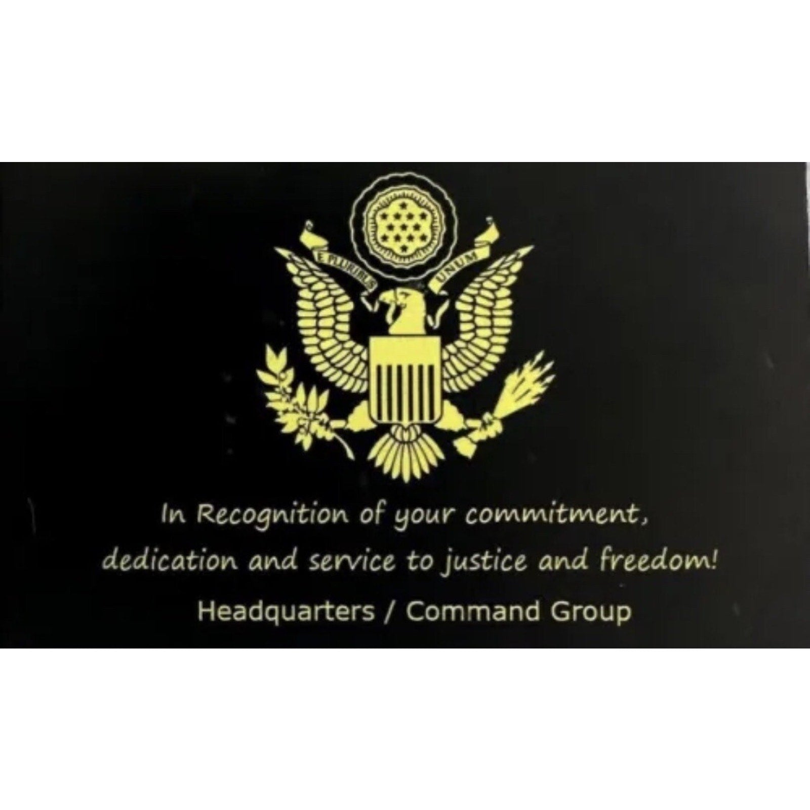 LAPD Los Angeles Police Agent Challenge Coin USA w/ Retirement Award