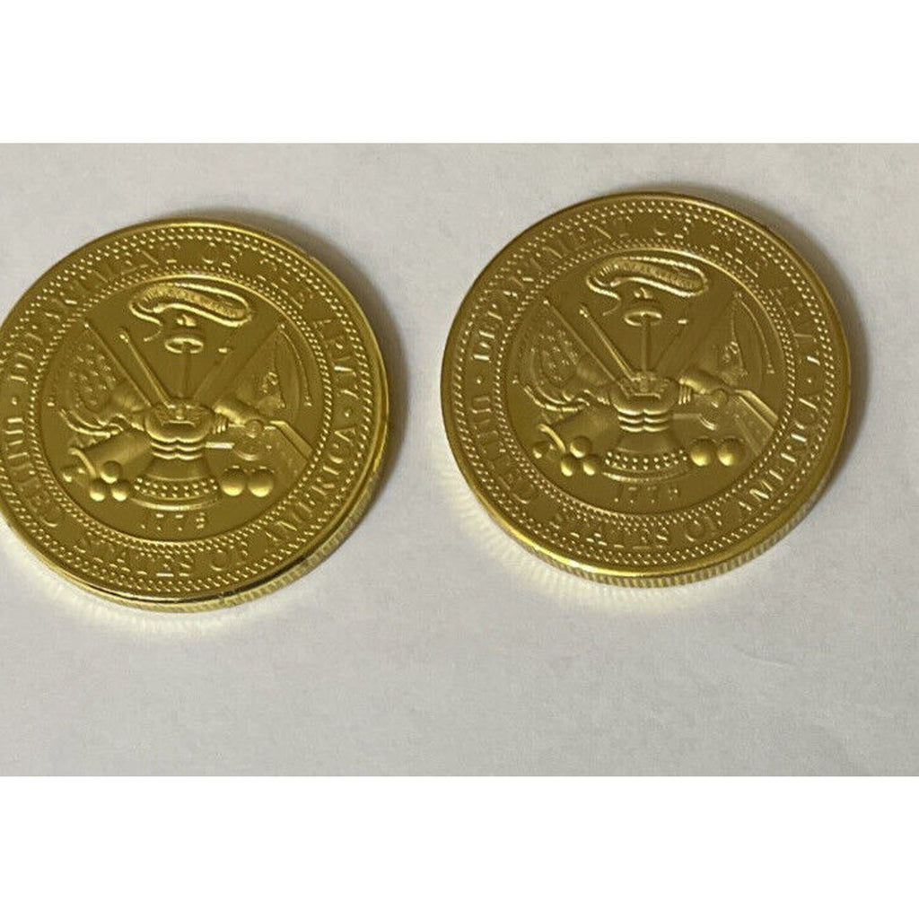 UNITED STATES ARMY - Rank PFC-PRIVATE FIRST CLASS E-3 & Signal Challenge Coin