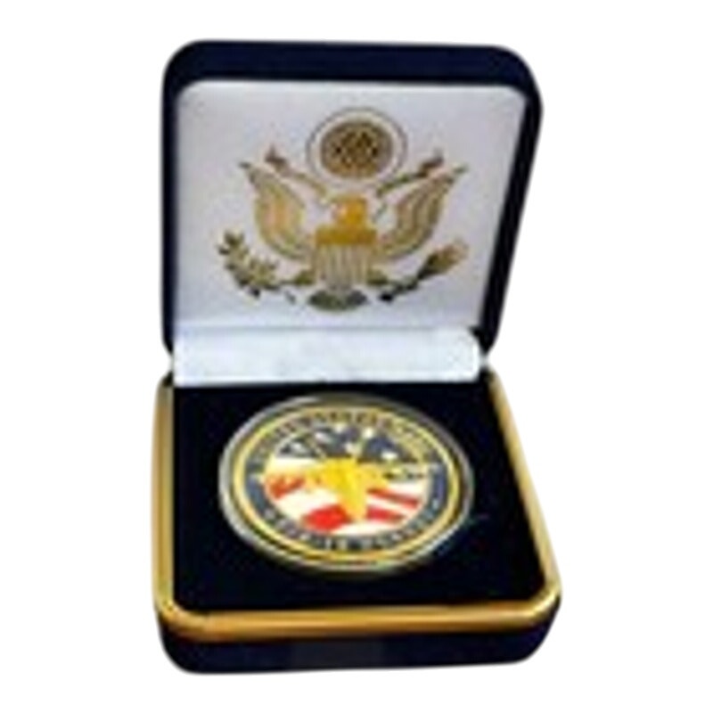 Department of Energy (DOE) Challenge Coin With Blue Velvet Case. Fast Shipping!