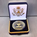 Department of Energy (DOE) Challenge Coin With Blue Velvet Case. Fast Shipping!