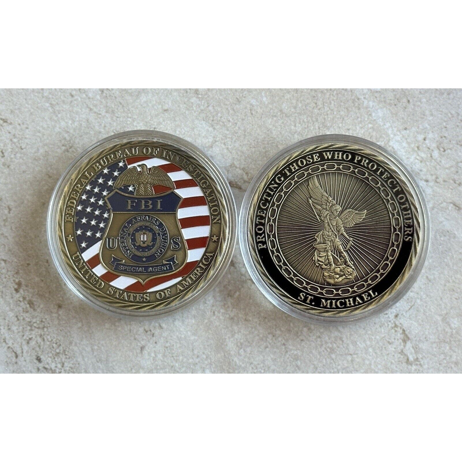 FBI Challenge Coin United States DOJ. Fast Shipping, 45mm