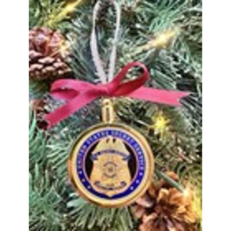UNITED STATES SECRET SERVICE SPECIAL AGENT CHALLENGE COIN ORNAMENT. GREAT GIFT!
